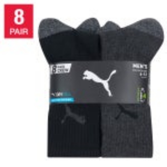 PUMA Men's Crew Sock, 8-pair - Picture 1 of 3